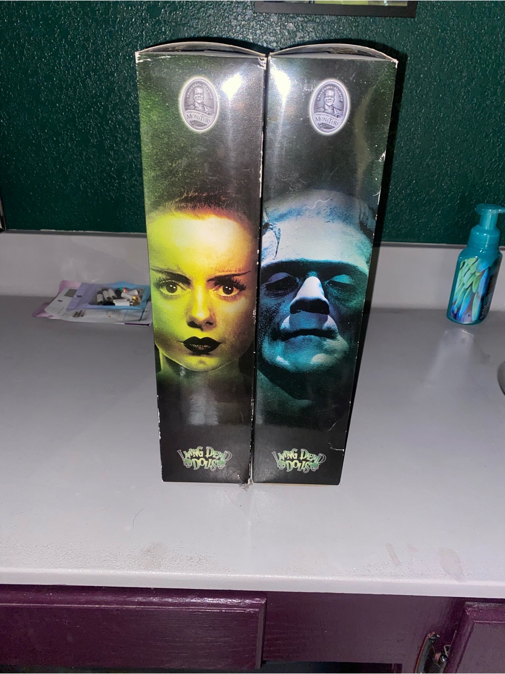 Frankenstein and The Bride Living Dead Dolls - Picture 5 of 5